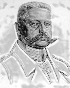 President Paul von Hindenburg